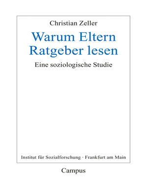 cover image of Warum Eltern Ratgeber lesen
